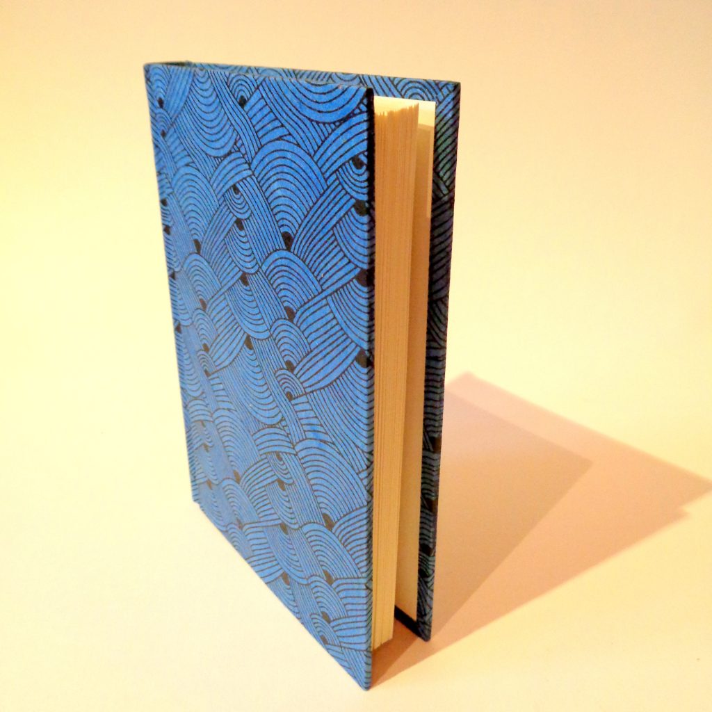 Carnet de poche - 11 cm x 16 cm - "Bleu nœuds" - 144 pages