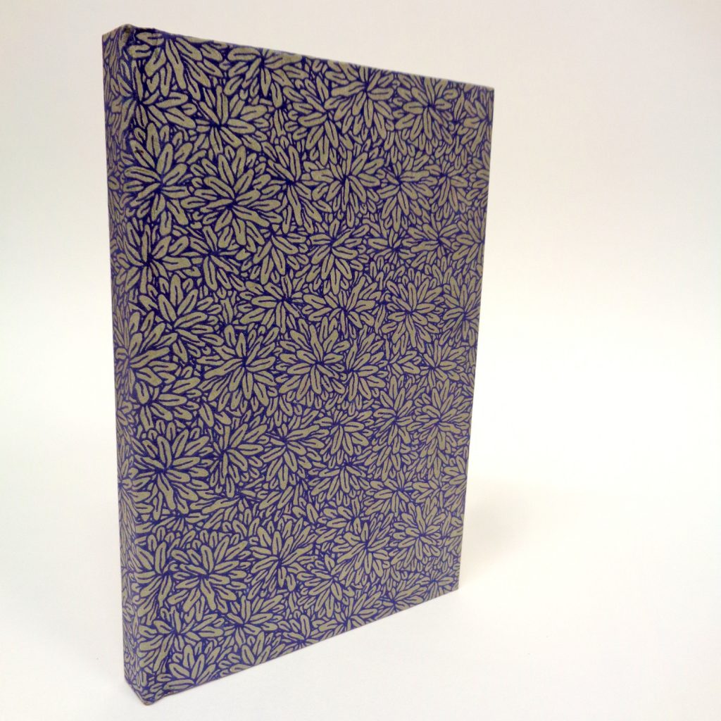 Carnet de poche - 11 cm x 16 cm - "Bleu feuilles" - 144 pages