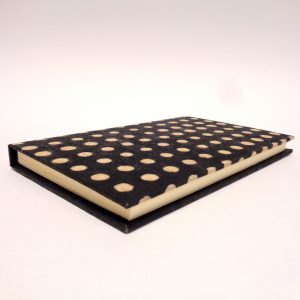 Carnet de poche - 11 cm x 16 cm - "Noir à pois" - 144 pages – Image 2