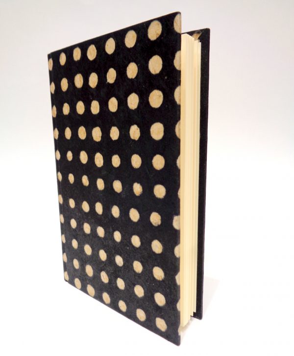 Carnet de poche - 11 cm x 16 cm - "Noir à pois" - 144 pages