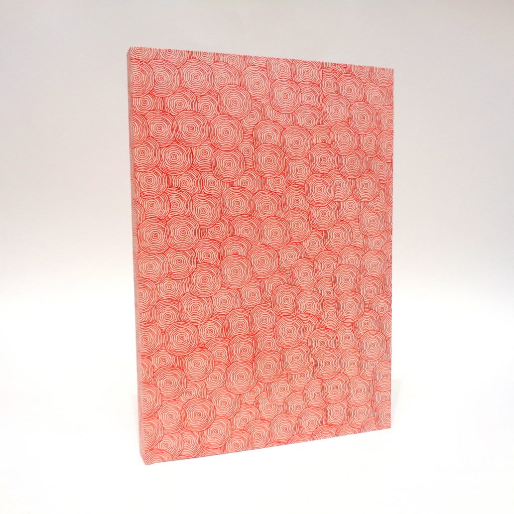 Carnet A5 - 15,5 cm X 22 cm - "Rondorouge" - 160 pages blanches -