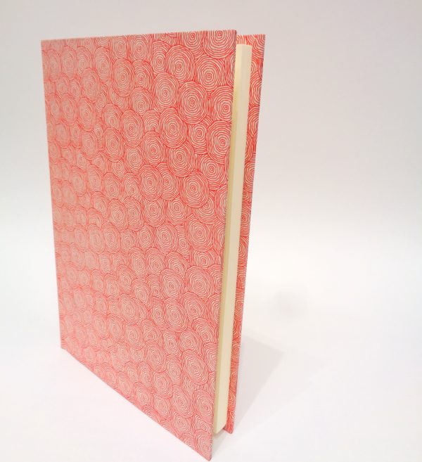 Carnet A5 - 15,5 cm X 22 cm - "Rondorouge" - 160 pages blanches -