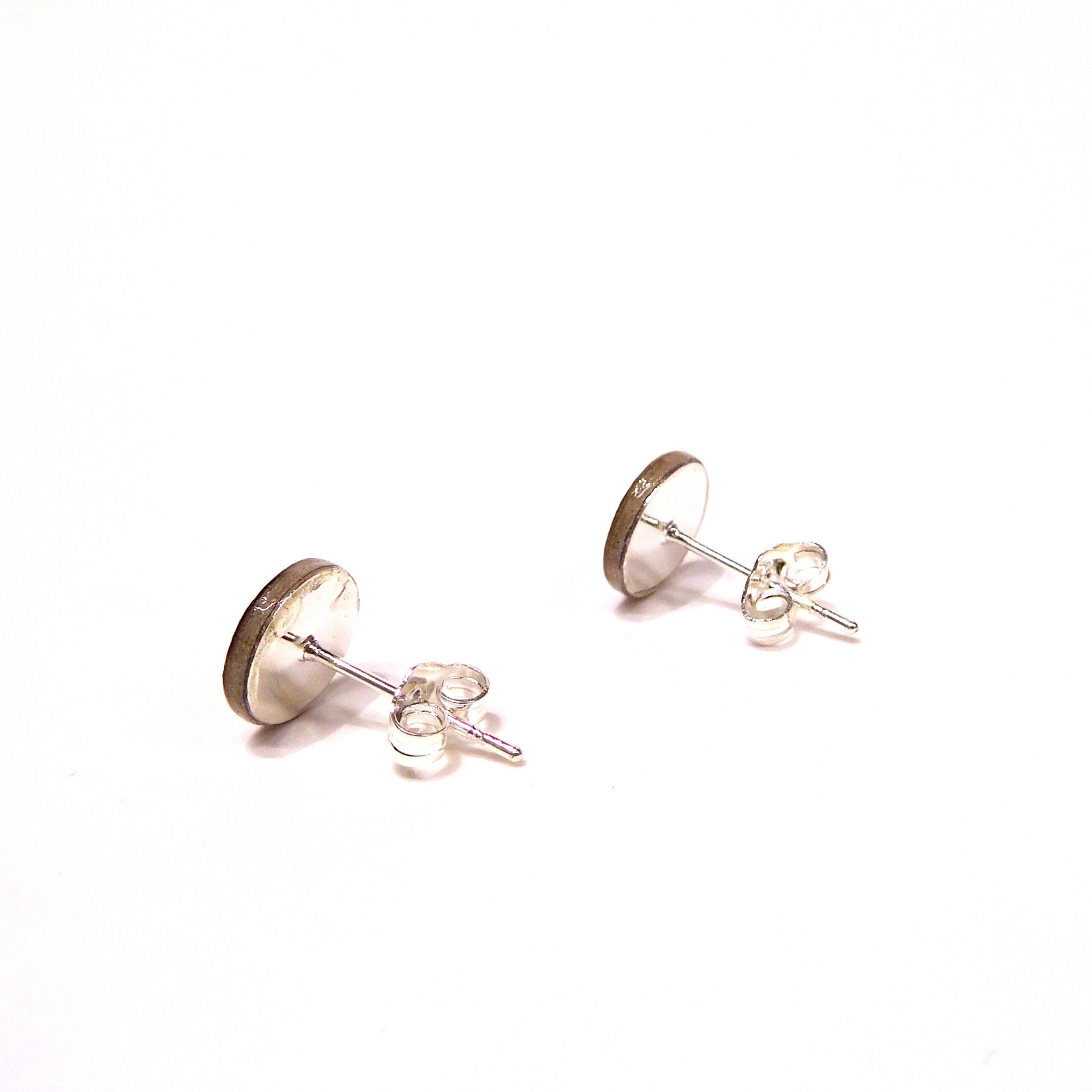 Boucles d'oreille en carton - Puces d'oreille - Or Flêches - Argent 925 – Image 3