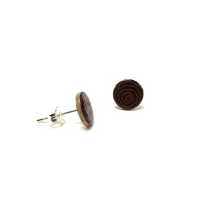 Boucles d'oreille en carton - Puces d'oreille - Rondobordeaux - Argent 925 – Image 3