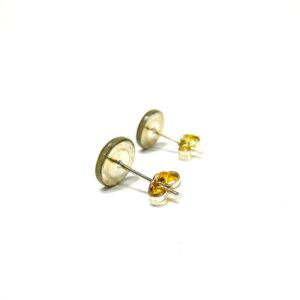 Boucles d'oreille en carton - Puces d'oreille - Rondorose - Argent 925 – Image 5