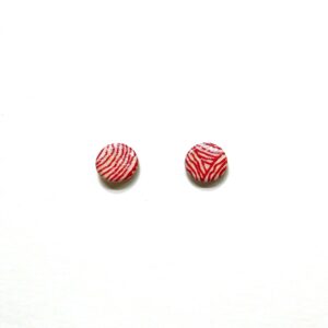 Boucles d'oreille en carton - Puces d'oreille - Rondorouge - Argent 925 – Image 4