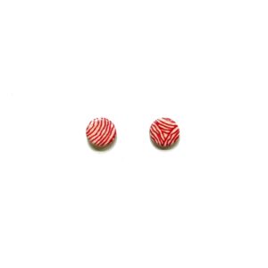 Boucles d'oreille en carton - Puces d'oreille - Rondorouge - Argent 925 – Image 1
