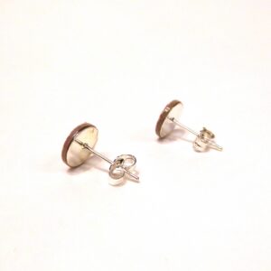Boucles d'oreille en carton - Puces d'oreille - Rondorouge - Argent 925 – Image 3