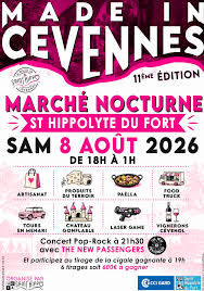 Made in cévennes 11e édition : Le marché nocturne de St-Hippolyte-Du-Fort (30170) – 2026